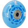 Wswqop Pattini in Linea Bambini Ruote Luminescenti Durature Cuscinetti a Basso Rumore Set Sostituzione Completo Facile Installazione Adatti a Notti Estive Tempo Libero Lungomare, Color to 4, 63mm