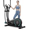 Dripex Ellittica da Casa Ultra Silenziosa, 16 Livelli di Resistenza Magnetica, Display LCD, Supporta fino a 120 kg, Macchina Cardio per Allenamento Total Body