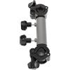 CORHAD Supporto Ombrellone da Pesca Morsetto in Metallo e Nylon Nero | Stabile e Portatile, Installazione Facile, Protegge Canna e Filo Durante le Uscite All'aperto