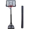Generic Imbottitura per canestro da basket, portatile, impermeabile, resistente agli urti, 125 x 44 cm, avvolgente, per una maggiore sicurezza e protezione