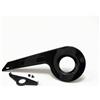 Fzaqwen Paraschiena Catena Bici Protezione Catena Paracatena Copripignone Copricatena in PP Affidabile per Guida Più Sicura E Ordinata Adatto per Bici da, Nero Standard