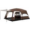 FytStycale Tenda Impermeabile da Esterno Tenda da, Array, Caffè, Grande 8-12 Persone