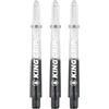 KOTO darts KOTO - King Grip Colors Shaft Freccette Medium, 3 Pezzi, Nylon, 48mm | Colore Nero, Nylon con Anello, Lunghezza Shaft 48mm (Medium), Peso 7g, Marca KOTO, Modello King Grip Colors