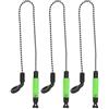 PithCogent Indicatore di morso | Indicatore di morso per Catene da Pesca alla Carpa, 3 Pezzi Verde