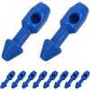 Kisangel Blu 10 Pezzi Inserti in Plastica Resistenti Miglior Stabilità e Riduzione degli Errori per Fascia da Subacquea Accessori per Pesca Subacquea per Ambienti Sottomarini e Scogliere