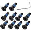 RobotCleanix 4/6/10PCS Viti originali compatibili con Ninebot F40/F30/P100S/MAX G2/G30 Tubo forcella anteriore Polo Parti base cruscotto
