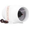 ZDETGU Ventilatore di Sentina in da 4 Pollici 270 CFM 12 V Ad Alto Flusso d'Aria Accessorio per Barche Marine per Tubi da 4 Pollici, Vano Motore, Cucina, Sentina e Ventilazione della Testata del