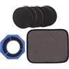 BESPORTBLE Supporto per Manutenzione Palla da Bowling Base 4.7 Pollici | Dischi Abrasivi Riutilizzabili, Asciugamano Incluso, Abs Microfibra Spugna, Leggero e Portatile