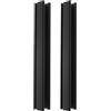 LIGIGWASH 2 Pezzi Clip per Parabrezza per Golf Cart, Plastico Nero | Montaggio senza Attrezzi, Tenuta Stabile, Resiste All'usura, per Parabrezza del Carrello Golf