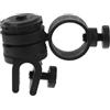 MAGICLULU Clip per Torcia Elettrica per Cappello Supporto per Torcia per Casco Rigido in Plastica Nera Supporto per Luce Casco Foro 18-24mm, per Safety Helmet e Hard Hat, Installazione