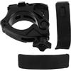 SAFIGLE Supporto per Luce Bici Anteriore, Montaggio Flash, ABS Nero | Ciclismo e Strada, Compatibile Fanale Frontale, Installazione Rapida, Adatto a Diverse Condizioni di Guida