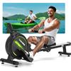 Wenoker vogatore domestico con fitness magnetico a 16 livelli di resistenza dispositivo interno per palestra domestica cardio allenamento capacità 160 kg con monitor LCD