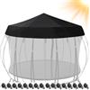 Onlynery Copertura Per Trampolino Antivento Blocco Solare Protezione UV e