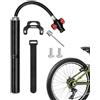 Giwuence Pompa Bicicletta Piccola Gonfiatore Leggero Per Bicicletta E Palloni In | Mini pompa per pneumatici di bicicletta Per Pallacanestro Pallavolo Calcio Anello Gonfiabile Ciclismo Bi