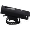 HOODANCOS Luce Frontale Bici 250lm, Lampada Smart 1500mah Nera