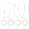 TOVINANNA Corda in Cotone Bianca Accessori per Gessetti da Biliardo 6 Pezzi per Tavolo da Biliardo, Facile Installazione Set di 6 Pezzi per Fori Tavolo da Pool