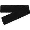 WRITWAA Protezione per Sottopancia Inglese in Pile Nero 96x13 Cm