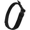 ibasenice Cintura Tattica Doppio Strato in Nylon Nero, Cintura da Servizio per Accessori e Fondine, Supporto Stabile, e Movimento Intenso