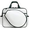 Generic Borsa per Racchette Borsa Tennis Borsone Sportivo Borsa Padel Borsa Badminton Capiente in Materiale PU con Comparto Frontale Laterali Impugnatura