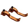 PMAGSYQ Maniglia della Leva del Freno Adatta per Shimano SLX M6100 XT M8100 Accessorio di Riparazione per la Sostituzione del Freno Idraulico(A Pair of Orange Bra)