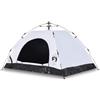 GFMGUEMV Tenda da campeggio per 2 persone, colore bianco, con tessuto oscurante e sistema Quick Release, poliestere impermeabile con rivestimento in poliuretano, cuciture sigillate, telo di fondo resistente