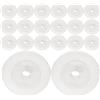 DIYEAH 100 Pezzi Fermalinea da Pesca Disco Blocco Filo in Abs per Pesca