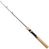 Zhhuoc LCE - Canna da pesca invernale, canna da pesca sul ghiaccio, con penna, attrezzatura da pesca, canna dura senza mulinello, utile e pratica, per caccia e pesca (75 cm)