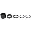 TANGSIYANG Distanziali Bici Manubrio 5 Pezzi distanziatore da 1 Pollice 25,4 mm 20/10/5/3/2 Accessori for rondelle for Biciclette(5pcs Black)