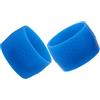 PACKOVE 2 Pezzi Anello di Fissaggio per Manubrio Bici, Anello per Nastro Manubrio, Gomma Blu, Gestione Cavi, per Handlebar Tape e Handle Grip, per Bici da Strada e Ciclismo