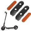 Vibsky Strisce riflettenti per scooter elettrico Ninebot F20 F25 F30 decorazione laterale forcella anteriore gialla per ABS nero 2 paia