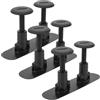 SOESFOUFU Viti di Fissaggio per Longboard Nere in Nylon con Base