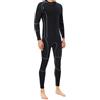 FewNvWa Muta Subacquea Donna Tuta Neoprene 3mm Nuoto Kayak Protezione Solare Asciugatura Rapida Galleggiabilità Migliorata Vestibilità Morbida Adatta per, XL, Uomo Nero