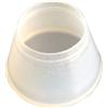 Luxshiny Coperchio Terminale Racchetta da Tennis in Silicone Bianco | Antiscivolo e Ammortizzante, Supporto per Mignolo, Installazione Semplice