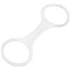 FytStycale Fermaglio Boccaglio Subacqueo Clip Snorkel Supporto Boccaglio Anello Doppio Fermo Cinturino Maschera Silicone Flessibile Durevole Compatibile, Trasparente
