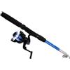 Ipetboom Set Canna da Pesca Telescopica Blu in Acciaio Inox e Plastica | Lunghezza Regolabile, Filo Fluido e Rivestimento Resistente All'usura, per Outdoor e Pesca su Ghiaccio