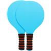 SEWOART Racchette da Pallone da Spiaggia in Legno Blu, Controllo Stabile | Paddle Sportive Leggere, Superficie Ampia senza Bave, per Adulti, Vacanze Estive, Giochi da Esterno