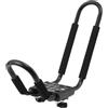 Cozyel 4 Pezzi Portapacchi per Kayak in Acciaio Antiruggine con Cuscinetti Morbidi, Supporto J Regolabile per Auto, Adatto a Kayak Fino a 36, 75 lbs, Compatibile con Barre Tetto Universali