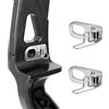 ZSHJGJR Rest Freccia Arco Ricurvo Acciaio Inox Rest Freccia Autoadesivo Accessorio Arco per Arco Ricurvo & Arco Lungo Modello Destro Tiro al Bersaglio Allenamento Gara Precisione Tiro con L'Arco