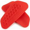 Milageto Parastinchi in Silicone Flessibili Parastinchi a Nido D'ape Sottili Paratibie per Calciatori, Array, color to 6