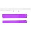 MotiveTech Cintura Flag Football Sportiva Allenamento Gioco con Strisce PVC E Cinghia Nylon Resistente con Fibbia Regolabile Adatta, Multicolore, Bianco, Viola, Cintura in Vita con Fibbia Ad Aria