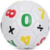 AKLOSIPY Taglia Calcio per Bambini - Pallone da Calcio per Bambini, Design con Numeri, Materiale PVC, Outdoor e Allenamento per Ragazzi e Ragazze Dai 4 Ai 12 Anni