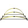 Ronyme Ostacolo Regolabile Altezza Barriera, Kit Ostacoli Base 2 Sezioni/3 Pezzi, Altezza Regolabile 0-35 Cm, 94x22x1.5 Cm