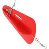 Artibetter Diving Board per Pesca Traina in Plastica Rossa Piombo e Girevole, Accessorio Regolabile e Riutilizzabile per Esche Artificiali in Barca da Pesca