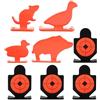Toddmomy 8 Pezzi Bersaglio in Acciaio Inox a Sagoma Animale per Tiro | Silhouette Anatra, Ratto, Maiale e Figura Umana, Uso in Cortile o Poligono, Effetto Realistico