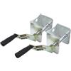 Yardwe 2 Pezzi Tensionatore Rete Pallavolo in Ferro Argento Manovella | Rete da Badminton e Pallavolo, Uso Outdoor in Diversi Impianti, Compatibilità