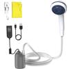 Laserbeak Doccia da campeggio portatile PD, ricarica rapida, USB-C a USB-C, adattatore per auto, 12 V, set doccia da esterno con filtro e tubo da 1,8 m, per campeggio, camper, viaggi, biancheria per