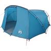 YUOGHRTFE Tenda a tunnel per 4 persone, 318 x 275 x 140 cm, moderna tenda a tunnel per 4 persone, in poliestere 185T con rivestimento in poliuretano, impermeabile, con finestra di ventilazione, porta elettrica
