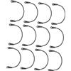 HANABASS 2 Set Supporto Angolare per Tasca Tavolo Biliardo Nero in Lega