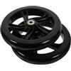 Toyvian Ruote Per Monopattino 175 Mm In Pu Nere, Ruota Sostitutiva Per Sedia A Rotelle E Scooter, Facile Da Installare Per Mobilità Quotidiana