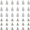 CEEYSEE 100 Pezzi Borchie a Cono Rivetti Punk 7 x 14mm Rivet con Vite per Borse, Scarpe,Abbigliamento,Fai da Te Decorazioni (Argento 7 x 14mm)